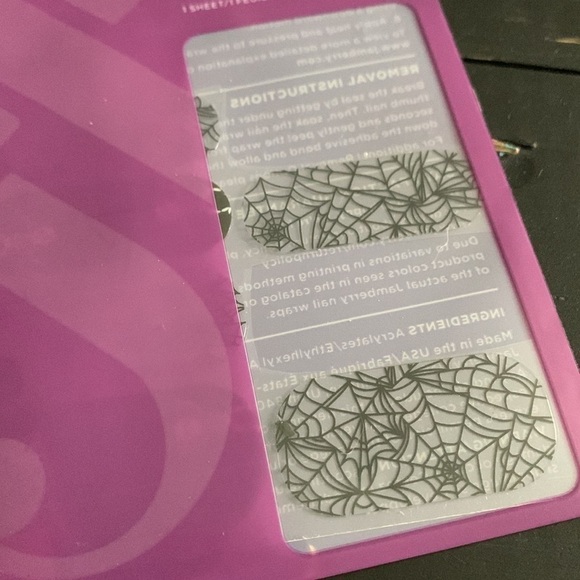 JAMBERRY Halloween Nail Wraps - Partial Sheets of Dem Bones & Itsy Bitsy - Picture 9 of 14